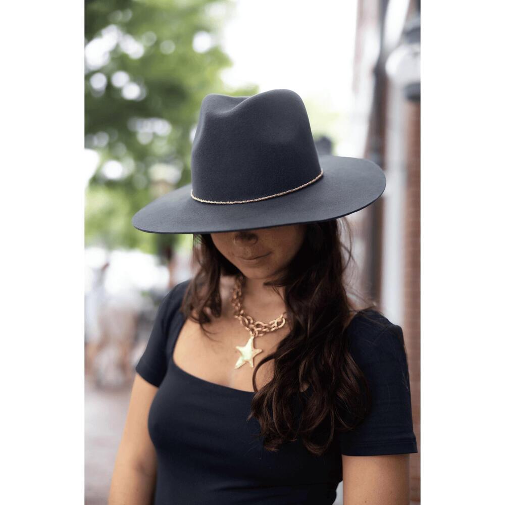 NEW VAN PALMA angele hat in charcoal